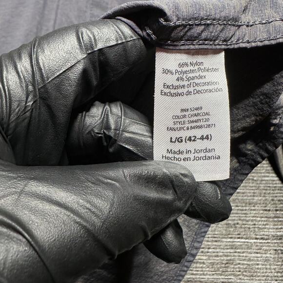 Swiss Tech Shirt Men's L Blue Long Sleeve Button Nylon Outdoor Hiking SM48Y120 - Picture 11 of 13